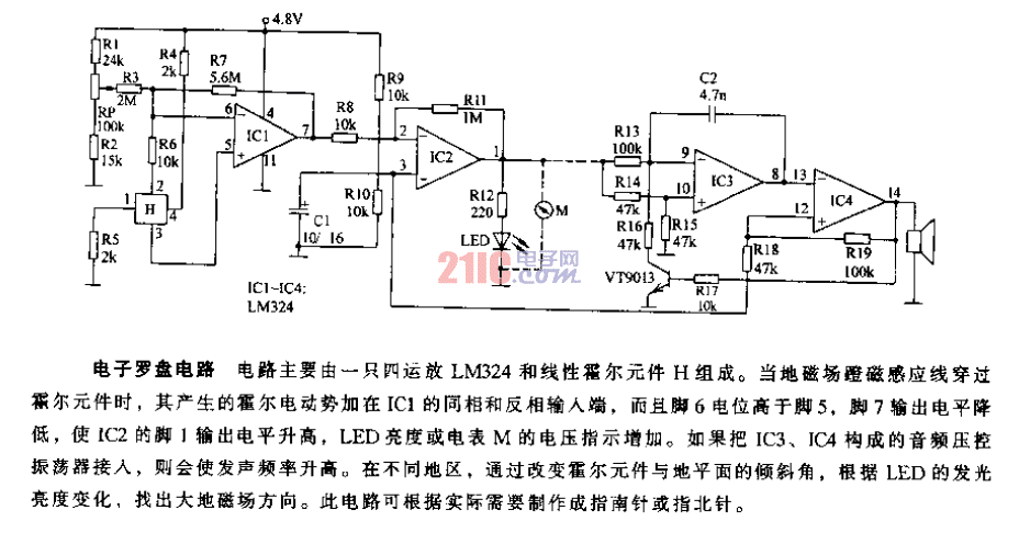 <strong>電子羅盤</strong><strong>電路</strong>.gif