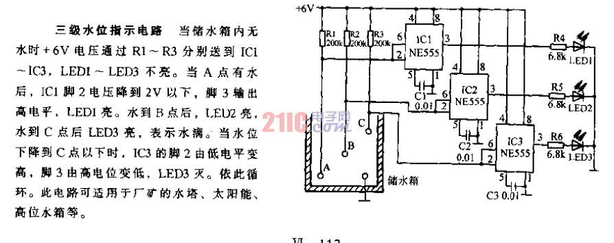 三級水位指示<strong>電路</strong>.gif