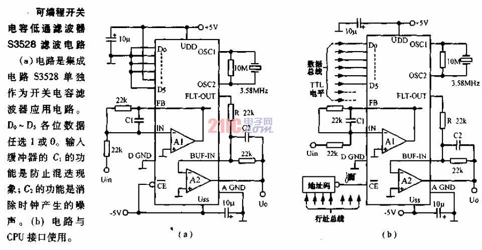 可<strong>編程</strong><strong>開(kāi)關(guān)電容</strong>低通濾波電路.gif