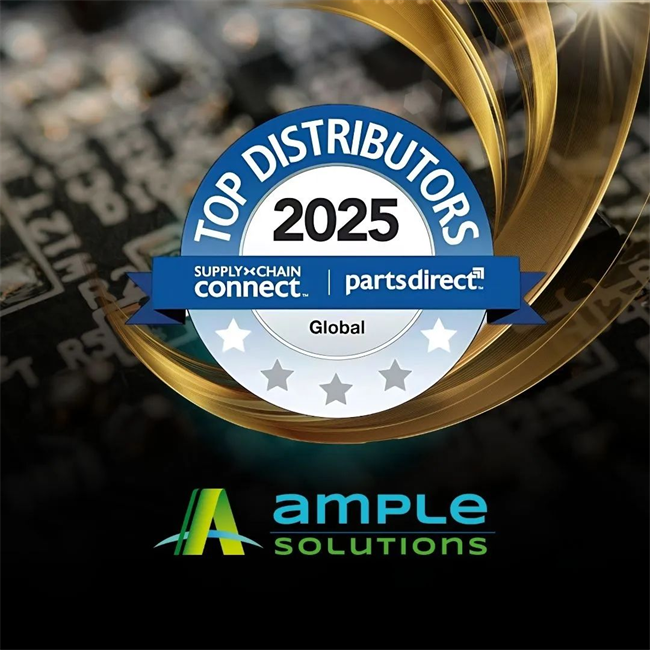 AMPLE SOLUTIONS三度登榜全球TOP50，持續(xù)領(lǐng)跑電子分銷(xiāo)賽道
