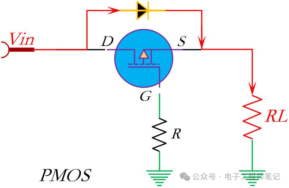 PMOS基反接防護(hù)電路設(shè)計(jì)如何實(shí)現(xiàn)？直接上圖！