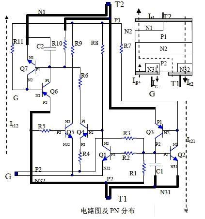 雙向晶閘管工作原理是什么？三個(gè)電極的作用各是什么？