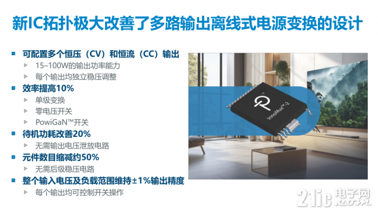 對初級能量加以引導的“更聰明”的多路輸出電源解決方案 – InnoMux-2！