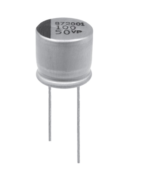 更長使用壽命和 135°C 溫度保證：儒卓力提供Samwha VP系列鋁電解電容器