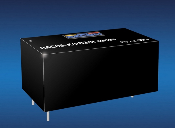 具有OVC III和PD3標(biāo)準(zhǔn)等級：儒卓力提供RECOM 的5W AC/DC轉(zhuǎn)換器系列
