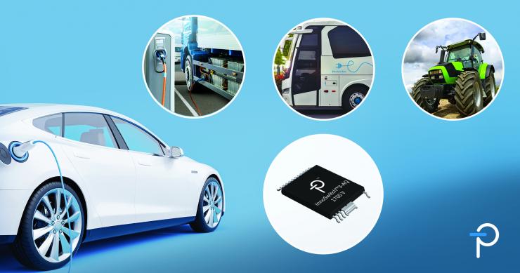 Power Integrations推出業(yè)界首款內(nèi)部集成1700V SiC MOSFET的汽車(chē)級(jí)高壓開(kāi)關(guān)IC 