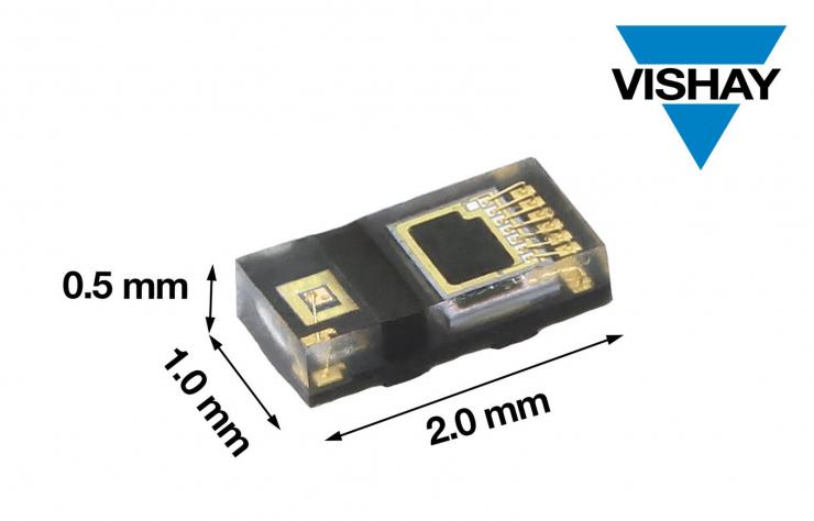 Vishay推出新款全集成超小型接近傳感器，待機(jī)電流低至5 μA