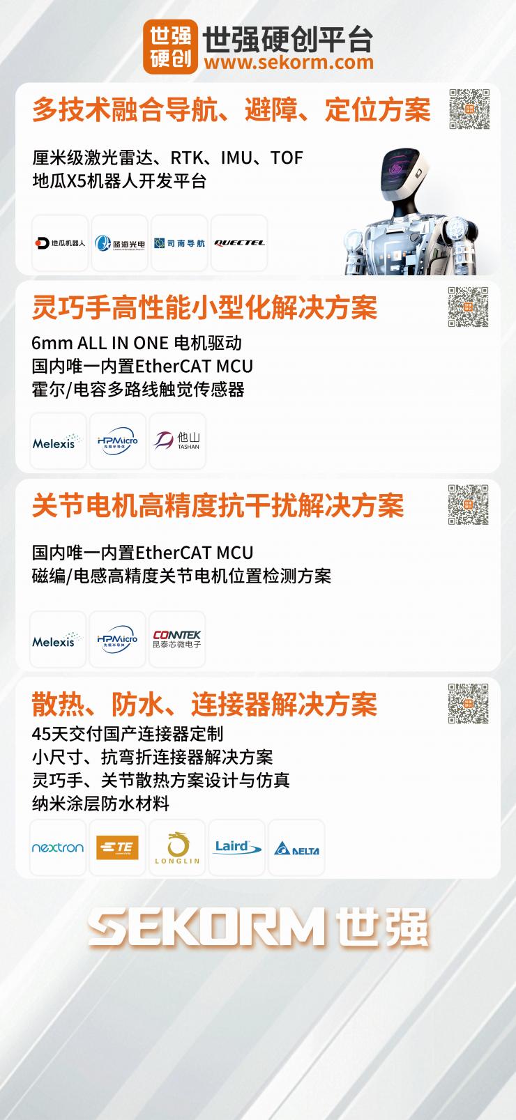 硬核技術破局人形機器人量產瓶頸！世強硬創(chuàng)慕展創(chuàng)新方案引行業(yè)關注
