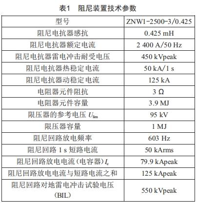 一起串補裝置阻尼電阻壓力釋放故障原因分析及改進建議