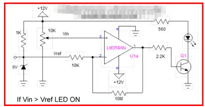 什么是比較器？ 基于運(yùn)算放大器的電壓比較器電路圖
