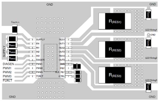 LED車燈之TPS92633-Q1獨(dú)特的設(shè)計(jì)