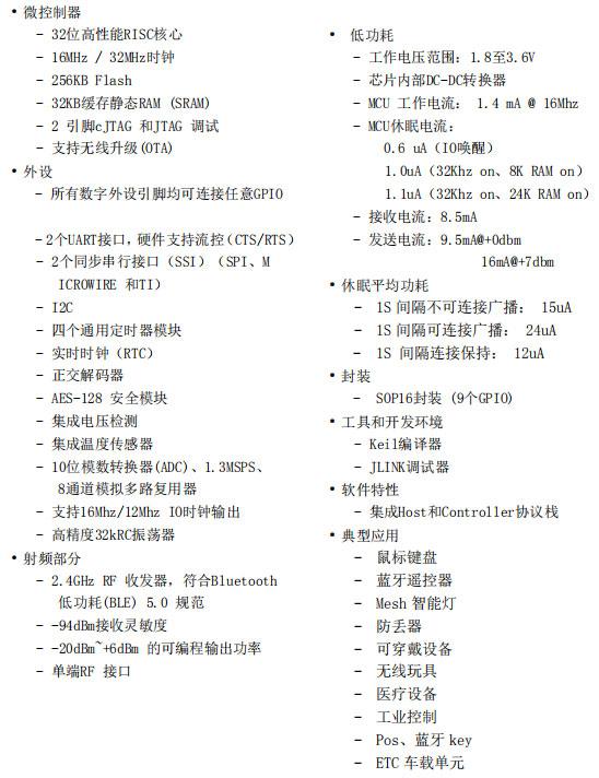 WS8101芯片，集成Balun無需阻抗匹配網(wǎng)絡(luò)，適合低功耗應(yīng)用