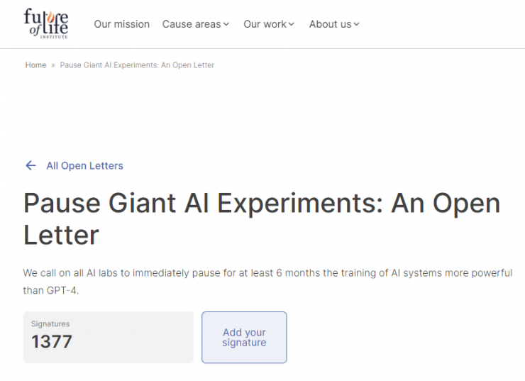 千名大佬緊急呼吁停止?AI?訓(xùn)練！OpenAI：GTP-4?已出現(xiàn)無法解釋的推理~