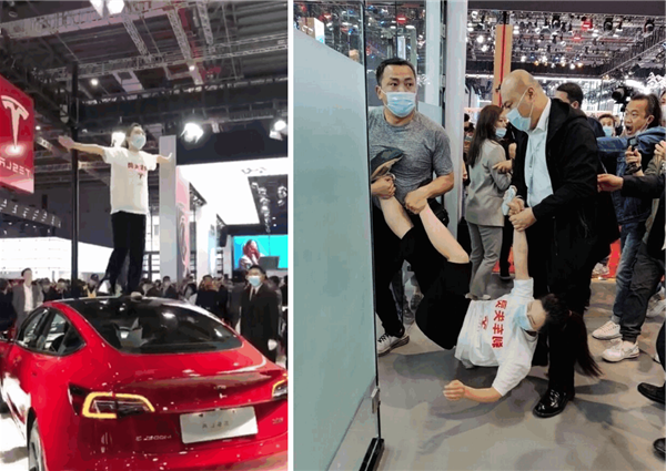 特斯拉索賠 500 萬今日開庭，車頂維權(quán)女車主當庭反訴！