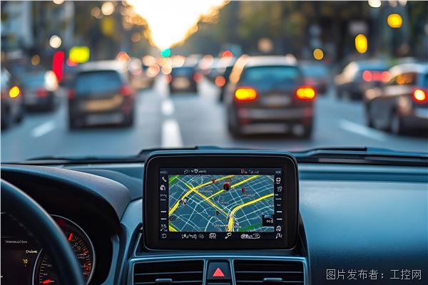 攝圖網(wǎng)_603177201_車載導(dǎo)航顯示城市街道前方車輛行駛(企業(yè)商用).jpg