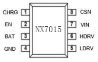 納祥科技小電流恒流恒壓充電NX7015，功能覆蓋NX7013用于頸膜搶