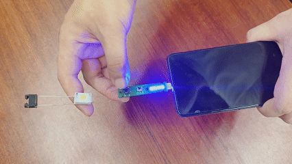 納祥科技客戶案例：可接手機也可充電的電弧打火機方案