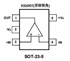 納祥科技軌對軌I/O運放NX6907/NX6908，替代SGM721、SGM722用于音響通信