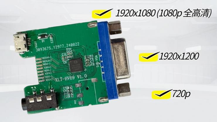 納祥科技NX3303X，一款可替代CS5213的HDMI轉(zhuǎn)VGA帶音頻輸出