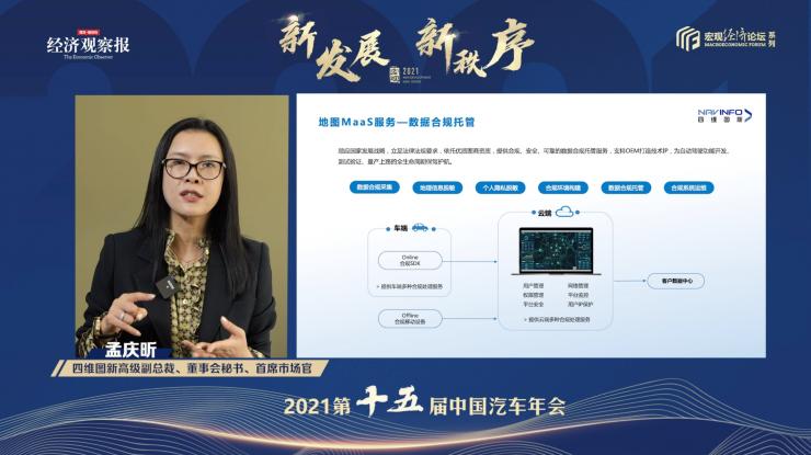 四維圖新孟慶昕：地圖是未來保持智能汽車數(shù)據洪流運轉的重要載體