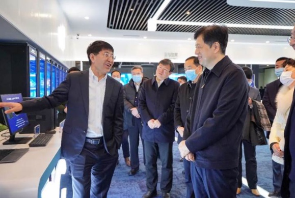 宿州市委書記楊軍、市長(zhǎng)王啟榮一行到訪新華三集團(tuán)參觀調(diào)研