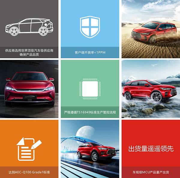 車規(guī)MCU產(chǎn)品陣容再擴充 比亞迪半導體推出全新8位通用MCU BS9000AMXX系列