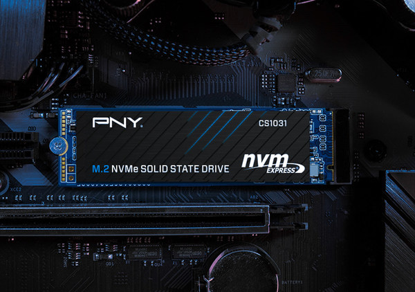 被安裝于系統(tǒng)之中的PNY CS1031 M.2 NVMe Gen 3x4 SSD