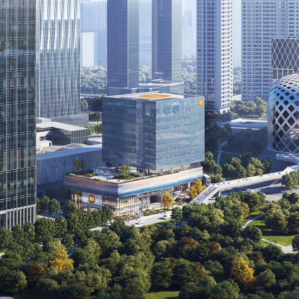 小米深圳國(guó)際總部 東南角鳥(niǎo)瞰 （版權(quán)： ennead architects LLP）