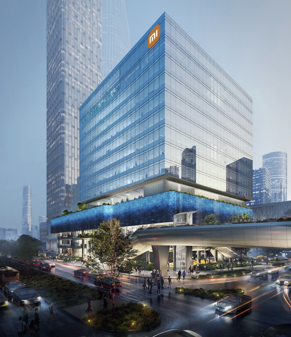 小米深圳國(guó)際總部 東北角 （版權(quán)：ennead architects LLP）