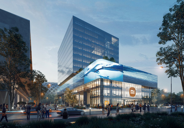 小米深圳國(guó)際總部 西南角 （版權(quán)： ennead architects LLP）