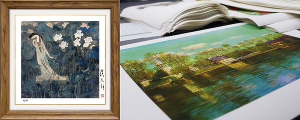 使用佳能imagePROGRAF PRO系列大幅面打印機制作的版畫作品能再現(xiàn)原作筆觸中的豐富層次
