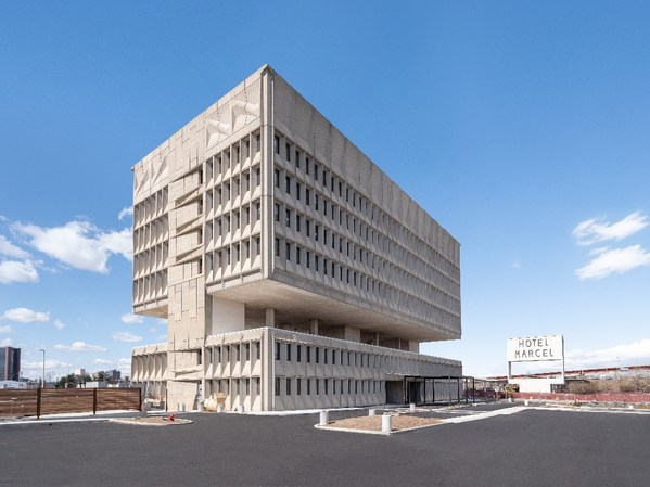 Hotel Marcel New Haven 希爾頓啟繽精選酒店保留了原建筑粗野派建筑的諸多設計元素