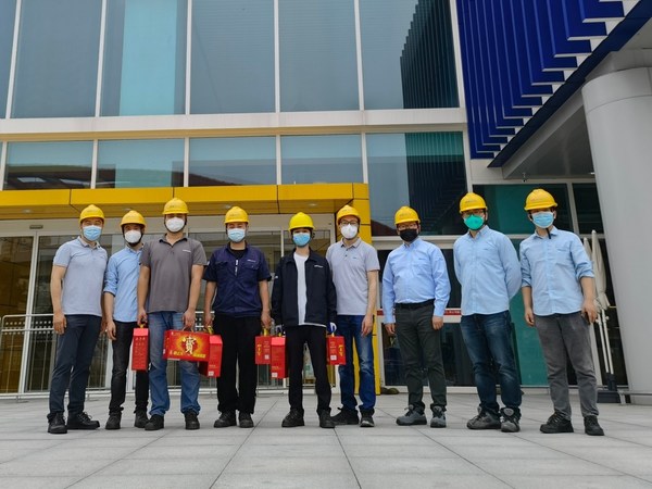 6月1日，奧的斯機電上海服務中心全面復工，管理層走訪慰問