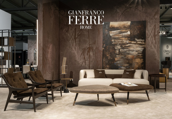 Gianfranco Ferré Home–2022全新系列：Malcolm 沙發(fā)，F(xiàn)ranklin 扶手椅，Queens 邊桌，Camberwell 軟凳，Chambers 邊桌