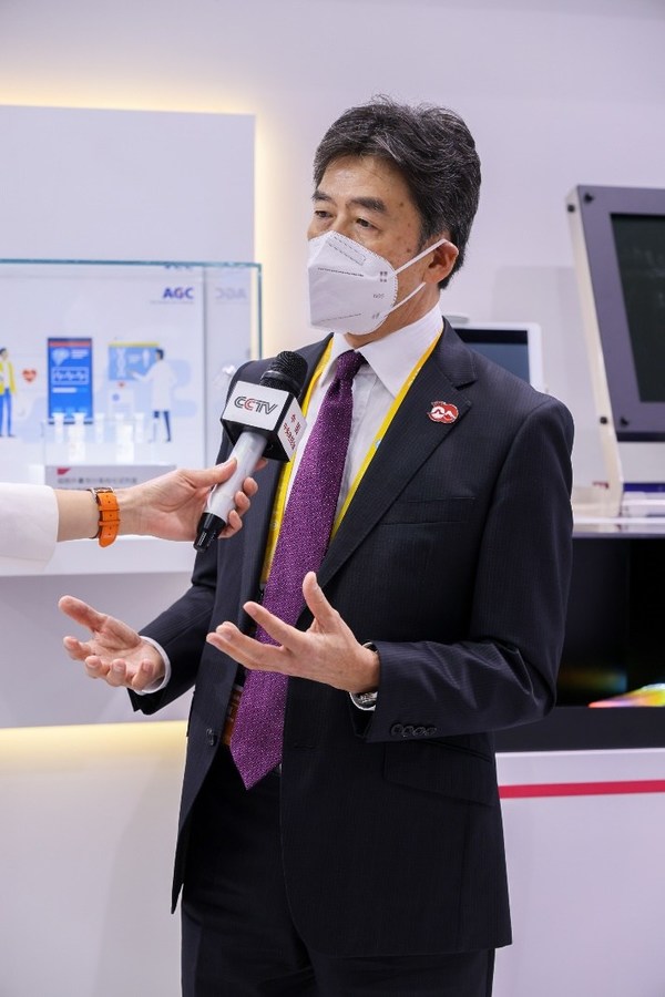 日本AGC株式會社執(zhí)行董事、AGC集團中國總代表上田敏裕