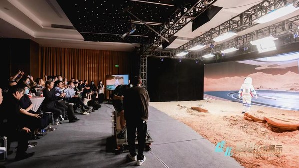 2022年“5G數(shù)智新時代”元宇宙發(fā)展論壇虛擬拍攝技術展示