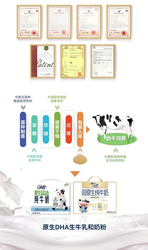 匯盛裂壺藻粉：國(guó)際領(lǐng)先的原生DHA乳制品四大發(fā)明專(zhuān)利