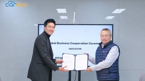 DRIMAES首席執(zhí)行官兼CCO Seiyon Lee（左）和科絡達首席執(zhí)行官Paul Wu（右）