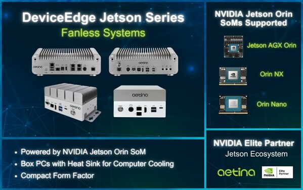 安提國際推出基于NVIDIA Jetson Orin的新型無風扇邊緣AI系統(tǒng)