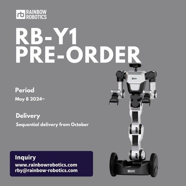 Rainbow Robotics開啟移動雙臂機器人RB-Y1預售，售價80000美元這是世界上第一款面向AI專家的研究平臺