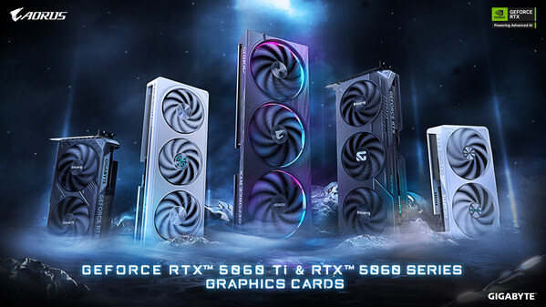 技嘉正式推出 RTX? 5060 Ti 和 5060 顯卡，先進(jìn)散熱方案提升游戲與 AI 體驗(yàn)