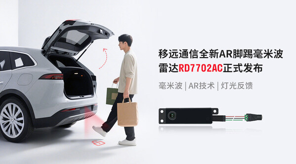 2025上海車展 | 移遠(yuǎn)通信發(fā)布AR腳踢毫米波雷達(dá)，重新定義