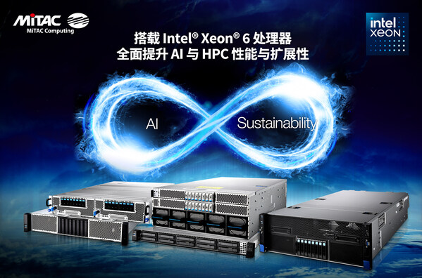 搭載 Intel? Xeon? 6 處理器，全面提升 AI 與 HPC 性能與擴展性